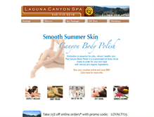 Tablet Screenshot of lagunacanyonspa.com